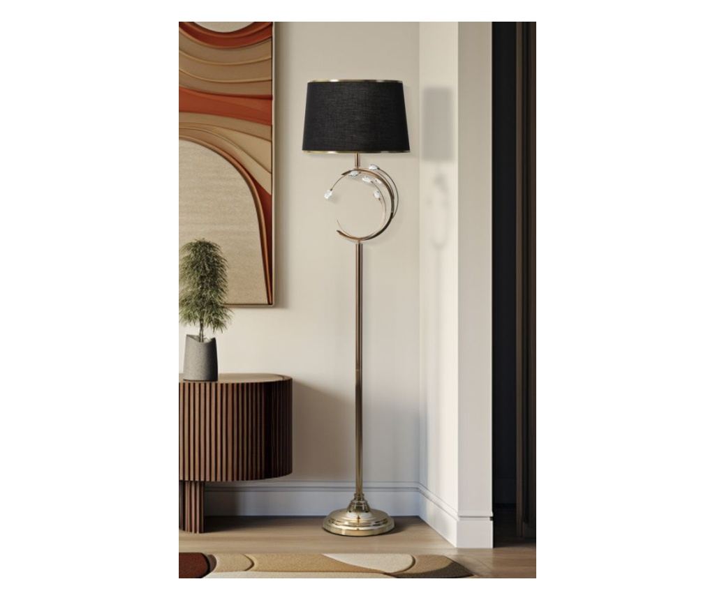 Podna svjetiljka Bruxelles crna 38 cm - 5