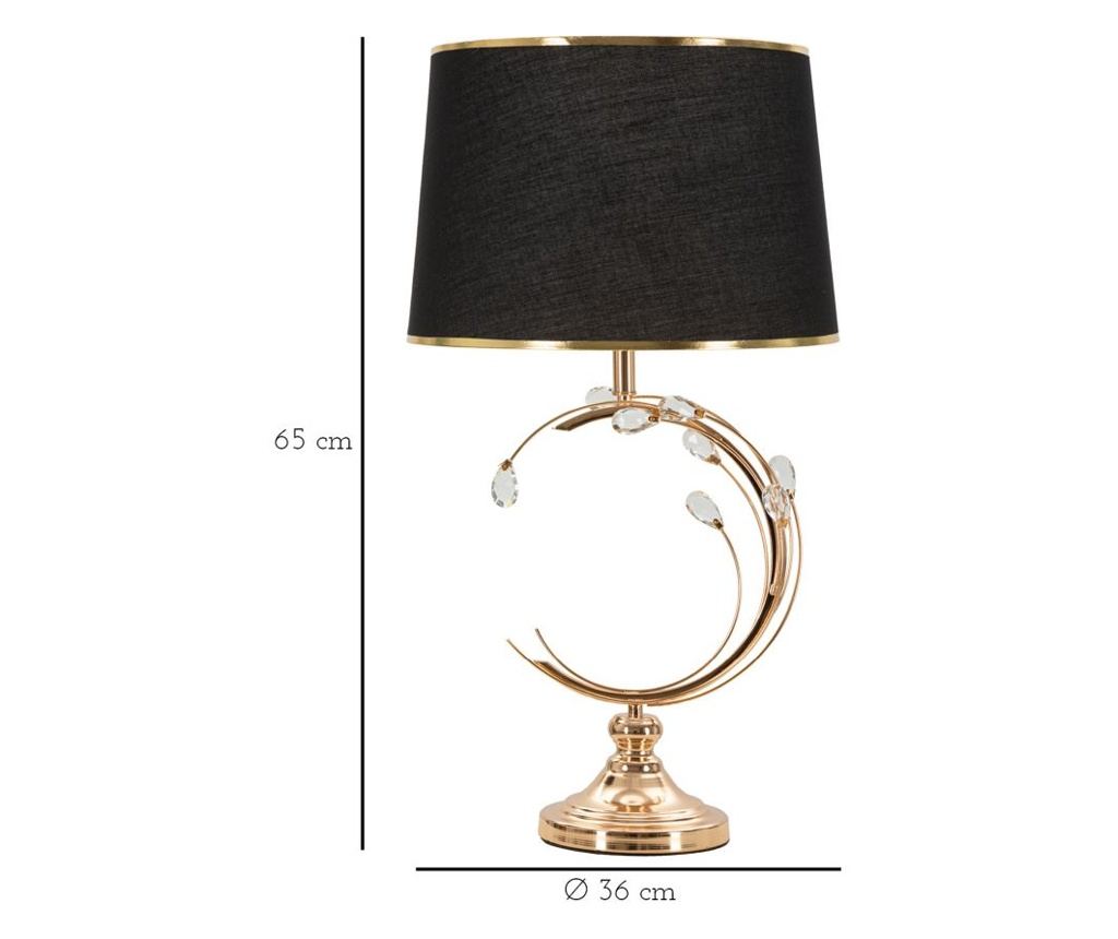 Stolna svjetiljka Bruxelles crna 36 cm - 6