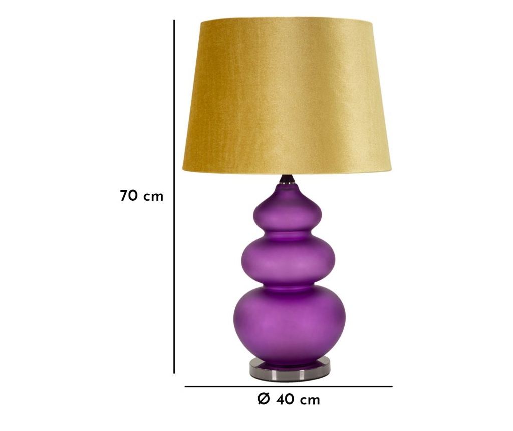 Stolna svjetiljka Milva ružičasta 40 cm - 10