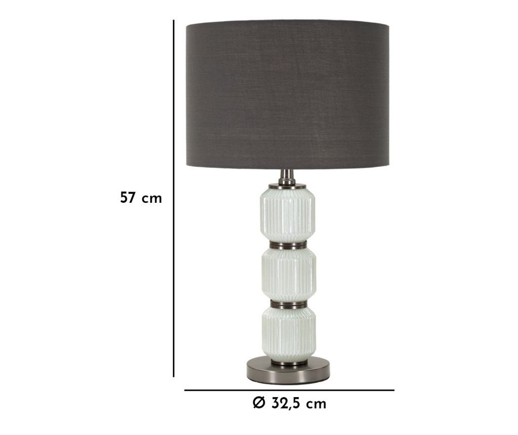 Stolna svjetiljka svijetlo bijela 33 cm - 6
