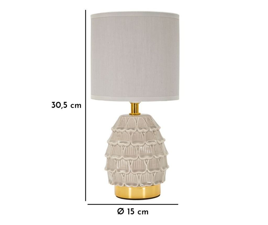 Stolna svjetiljka Piny bež 15 cm - 6
