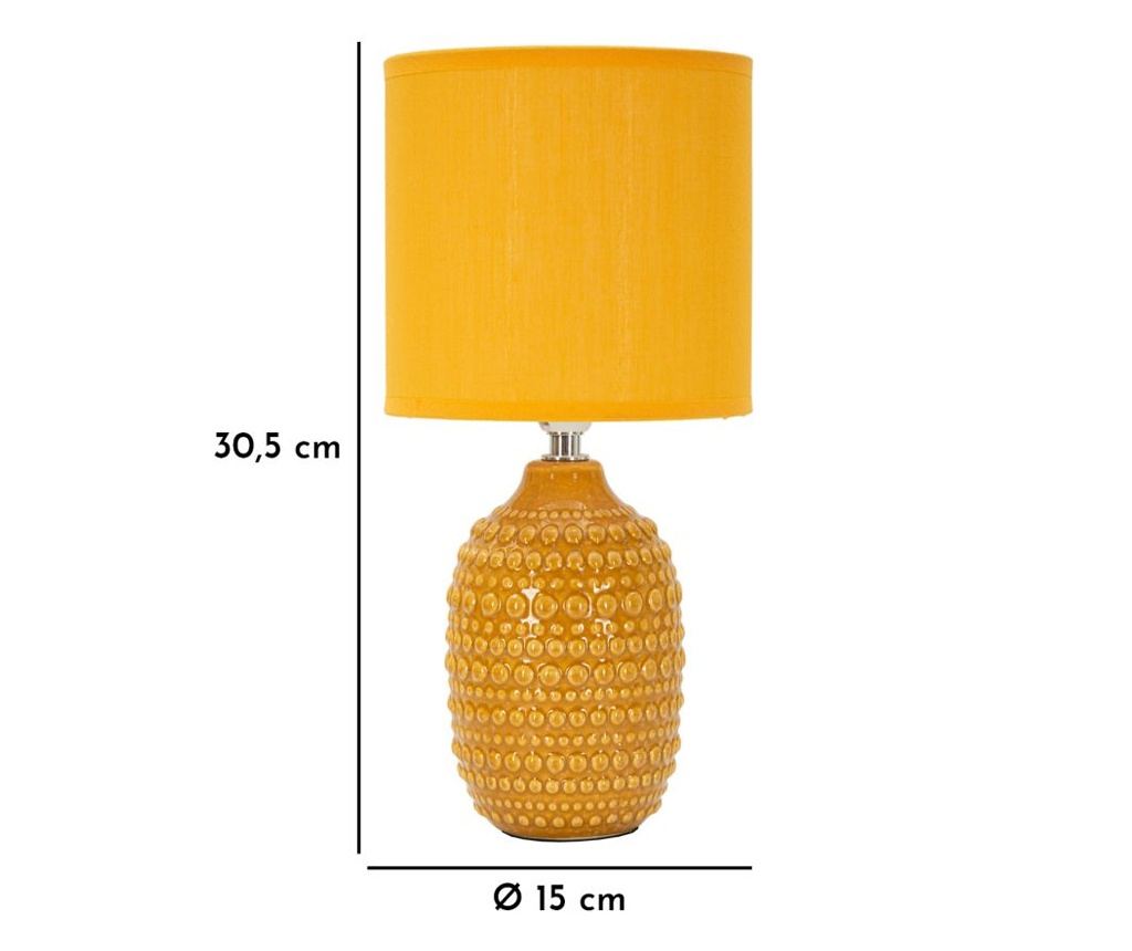 Stolna Lampa Points Žuta 15 cm - 6