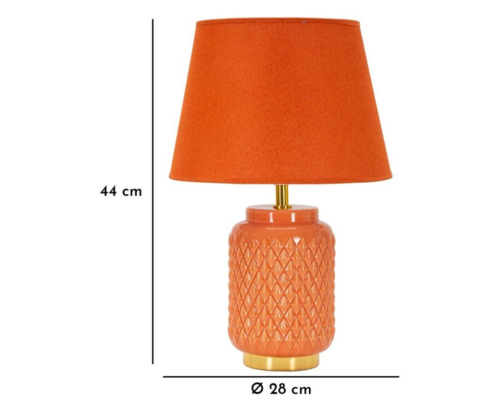 Stolna Lampa Kvadratna Narančasta 28 cm - 6
