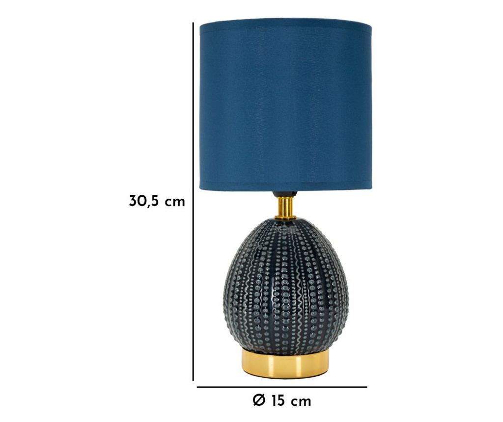 Stolna Lampa Flavi Plava 15 cm - 9