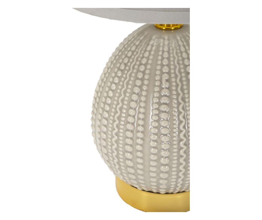 Stolna svjetiljka Flavi siva 15 cm - 4