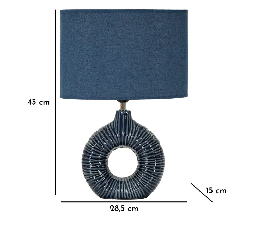 Stolna Lampa Seta Plava 29 cm - 7