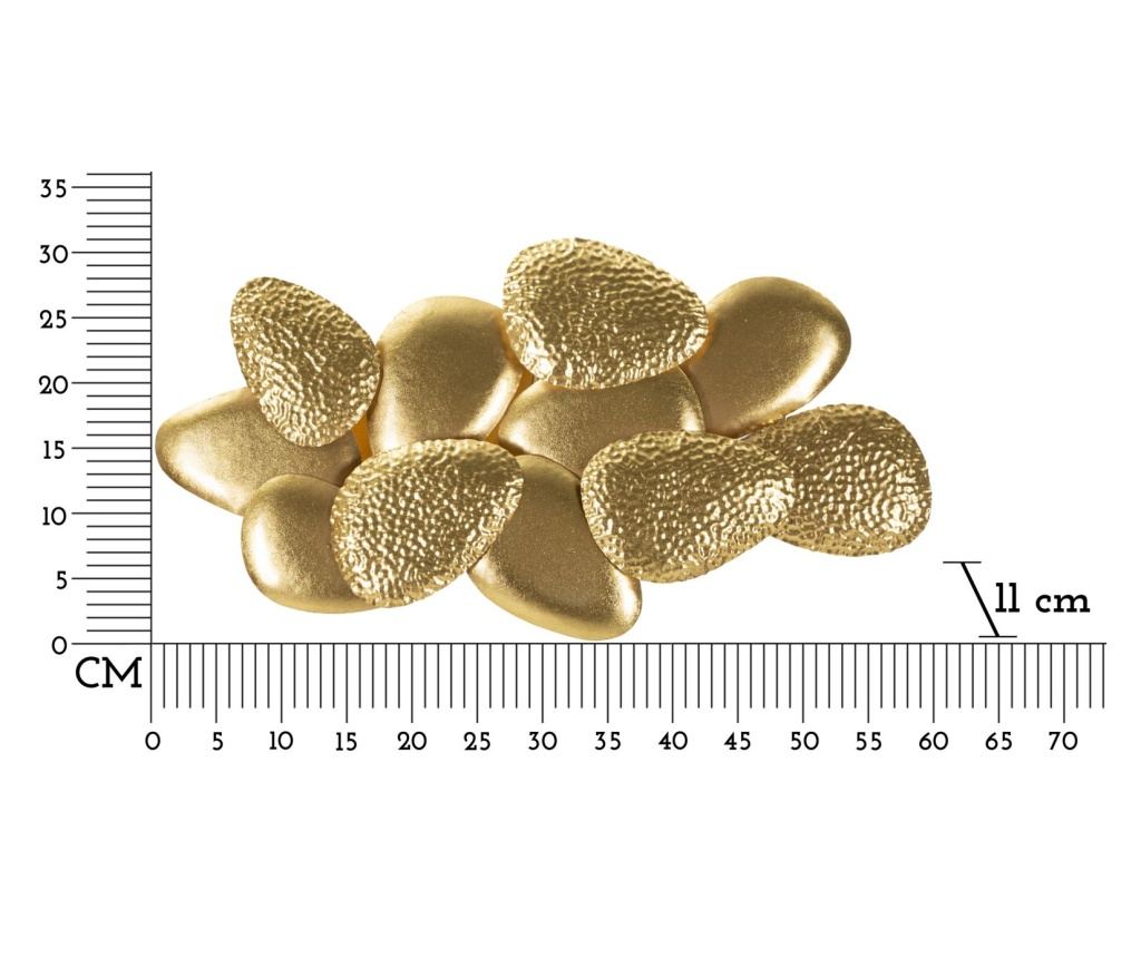 Zidna svjetiljka Shell Gold 60 cm - 6