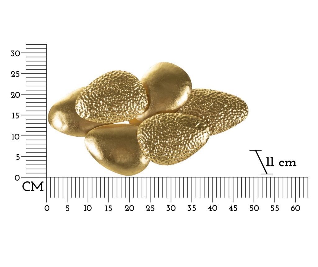 Zidna svjetiljka Shell Gold 44 cm - 6