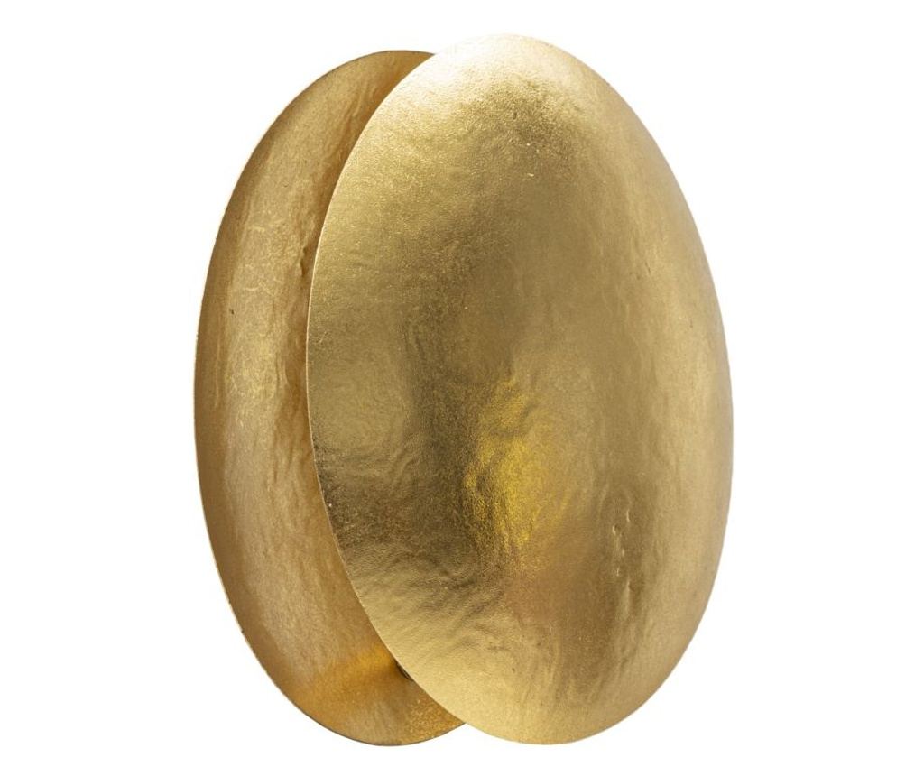 Zidna svjetiljka okrugla zlatna 26 cm - 2