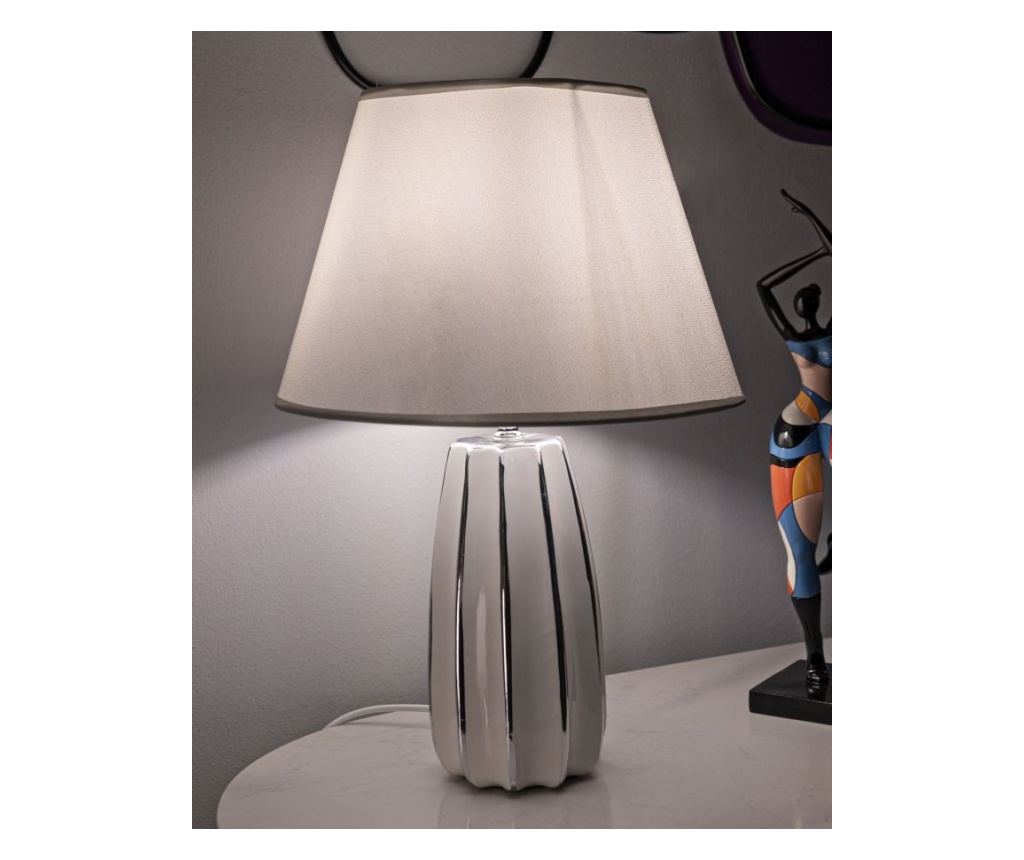 Stolna svjetiljka Emmi bijela 30 cm - 5
