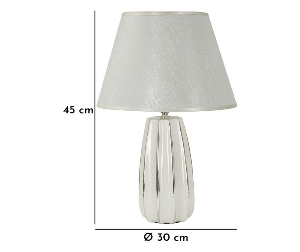 Stolna svjetiljka Emmi bijela 30 cm - 6