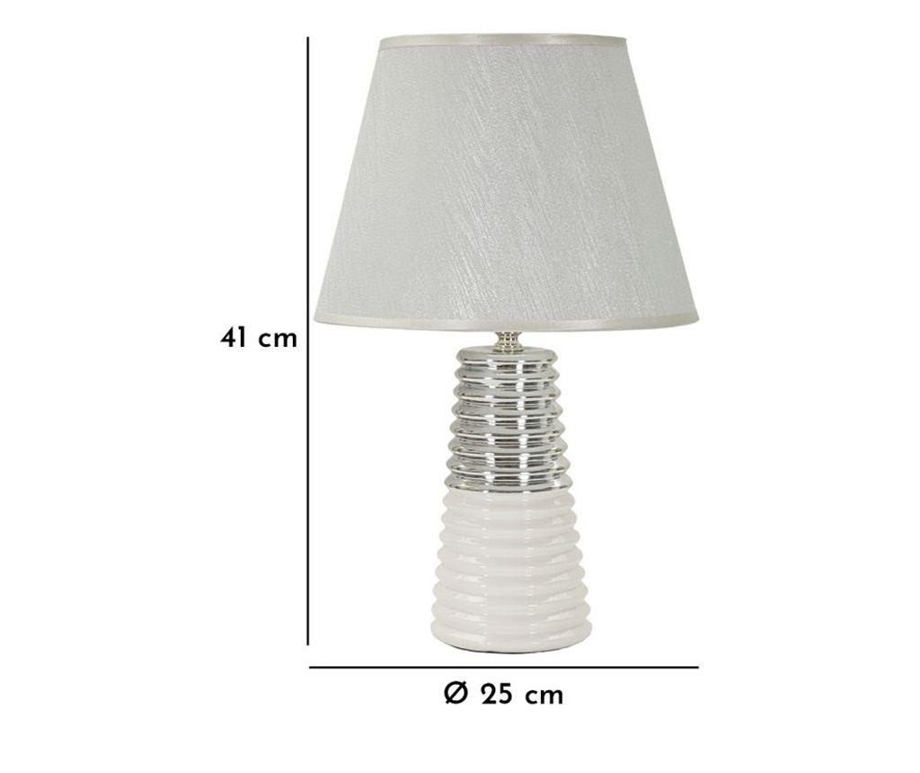 Stolna svjetiljka Candela White 25 cm - 6
