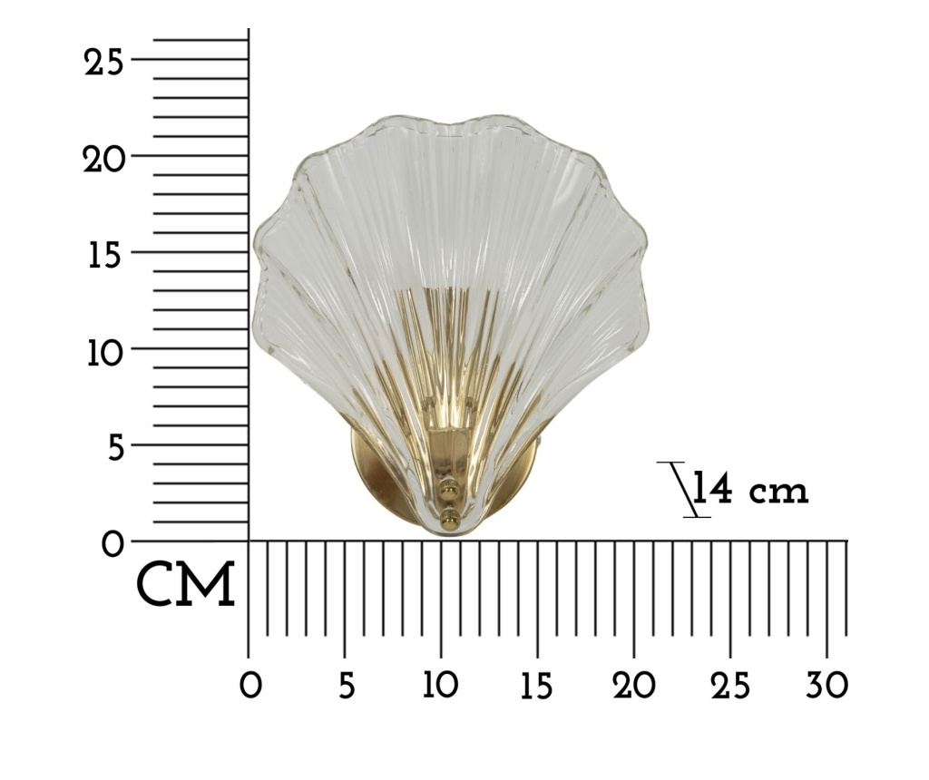 Zidna svjetiljka Muro Gold 20 cm - 7