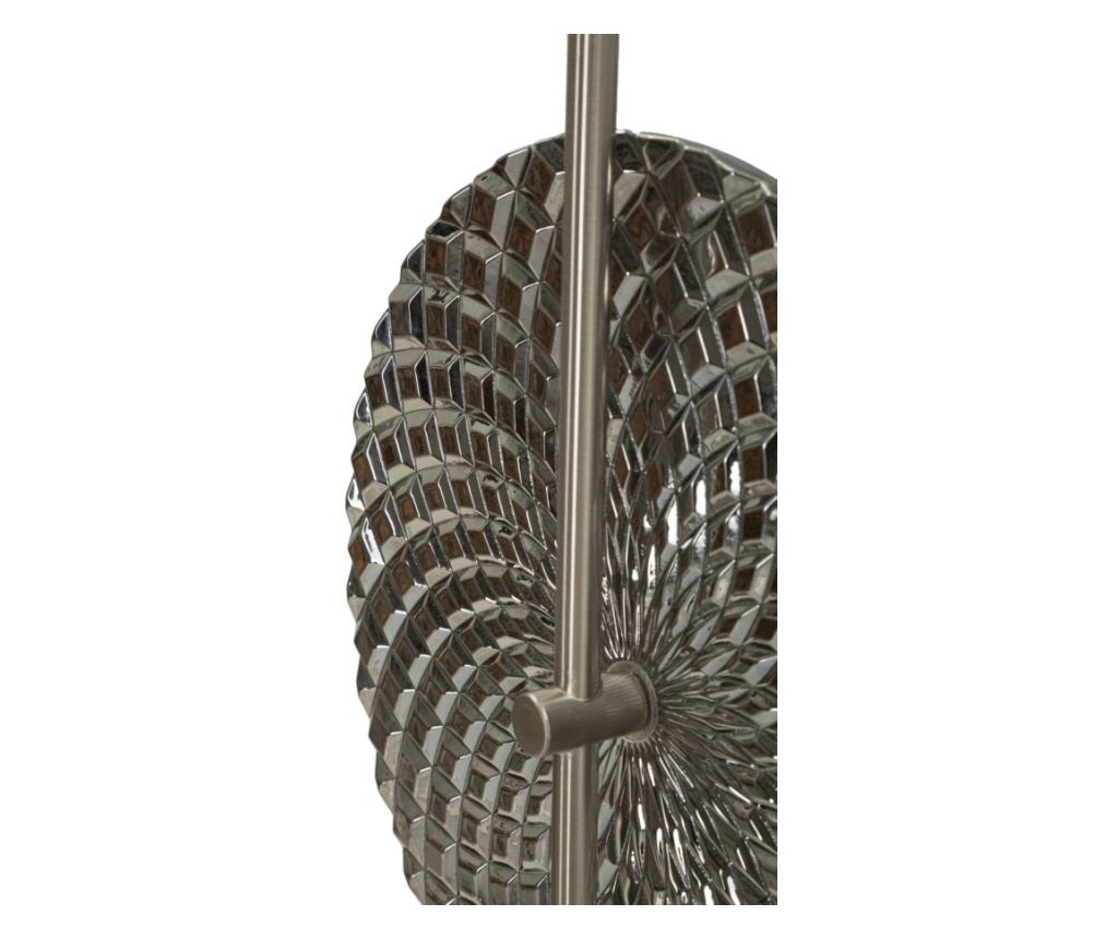 Zidna svjetiljka Silvy srebrna 28 cm - 3
