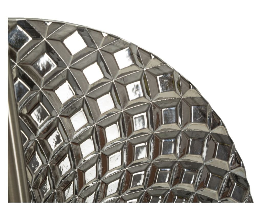 Zidna svjetiljka Silvy srebrna 28 cm - 4