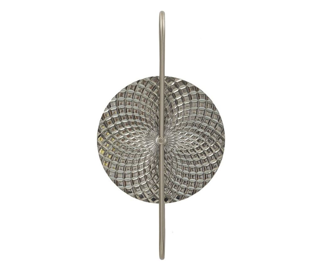 Zidna svjetiljka Silvy srebrna 28 cm - 6