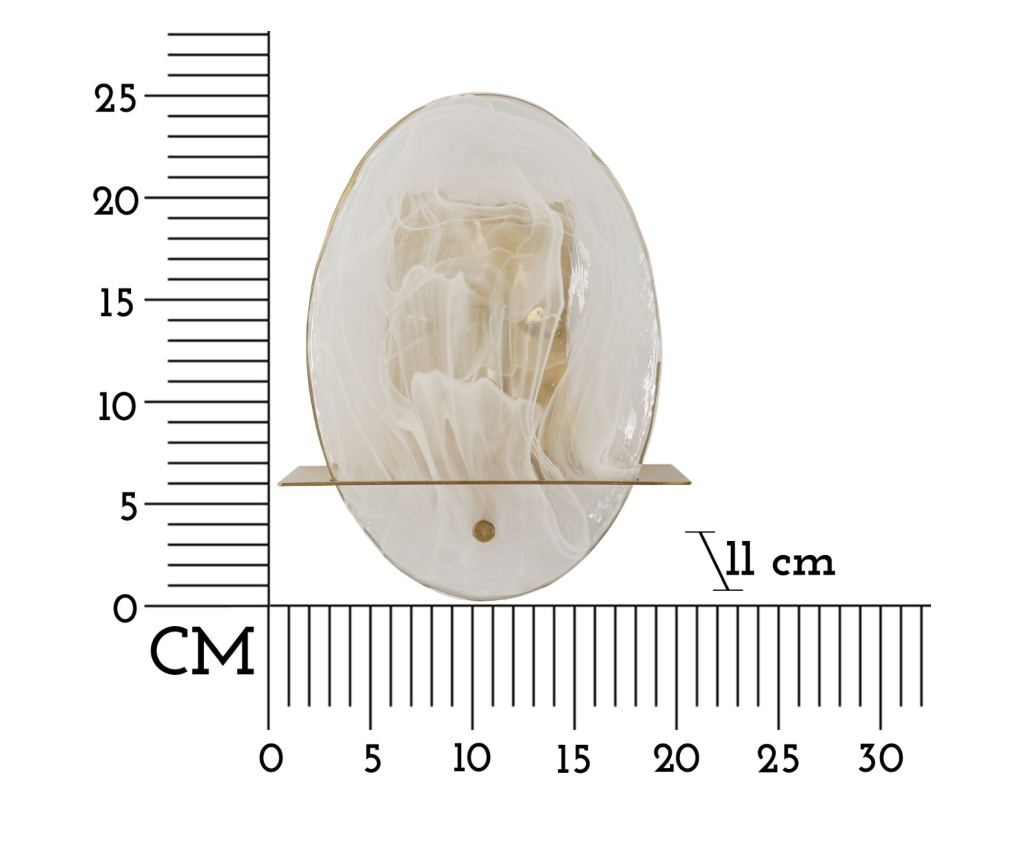 Zidna svjetiljka Portlan Gold 20 cm - 6