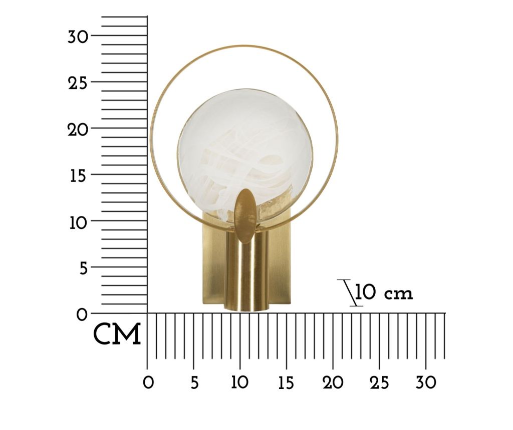 Zidna svjetiljka Oklan Gold 20 cm - 6
