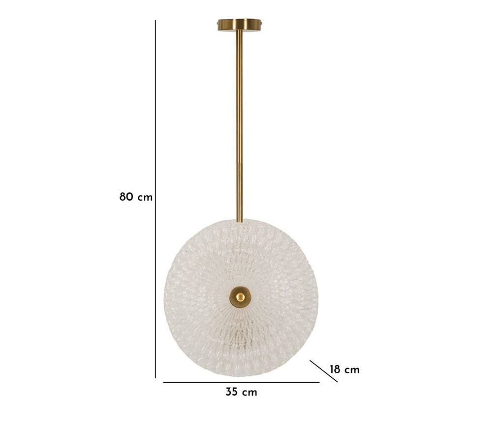 Stropna svjetiljka Glassy Gold 35 cm - 8