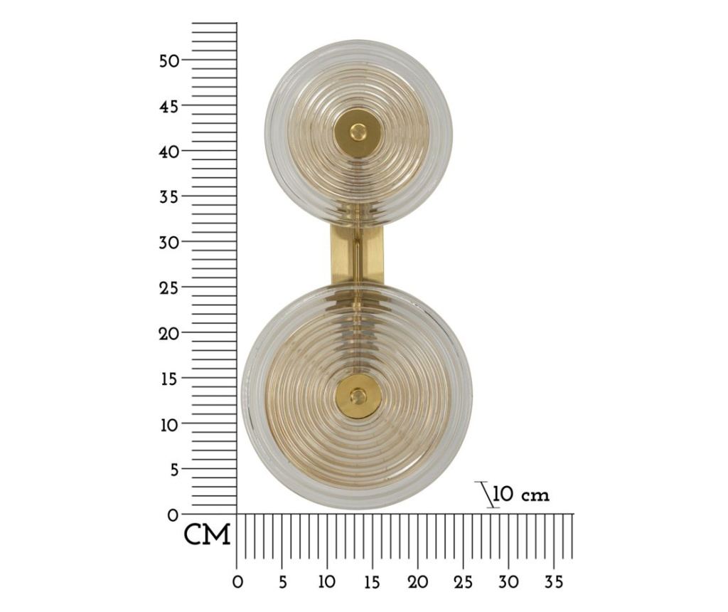Zidna svjetiljka Venice Gold 25 cm - 11
