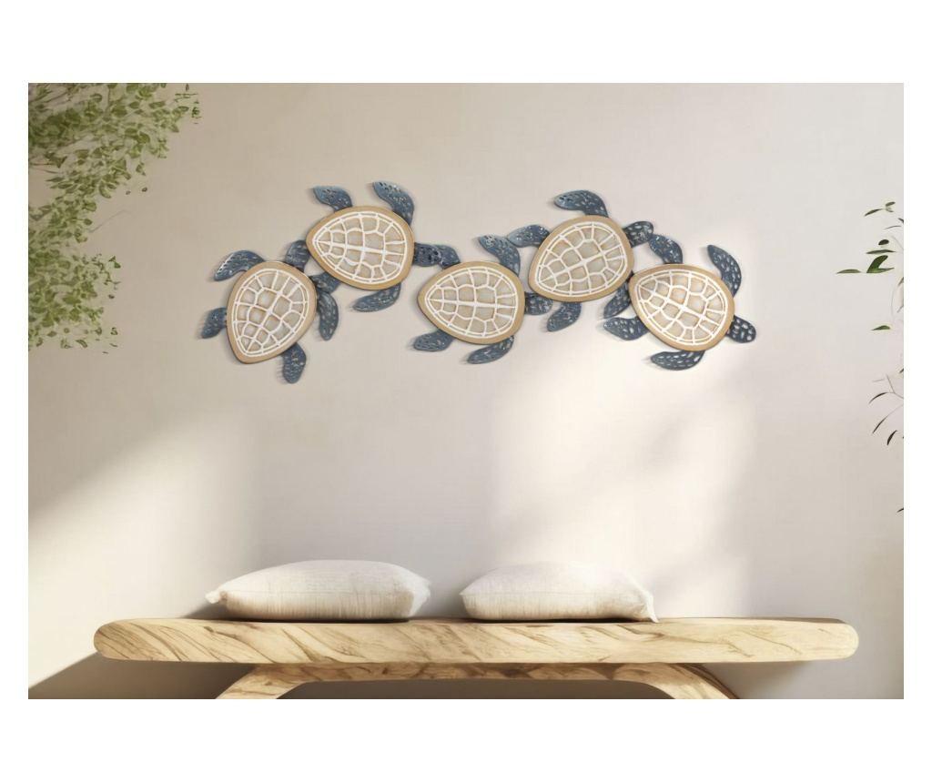 Zidna umjetnost Tartarughe plava 112 cm - 5