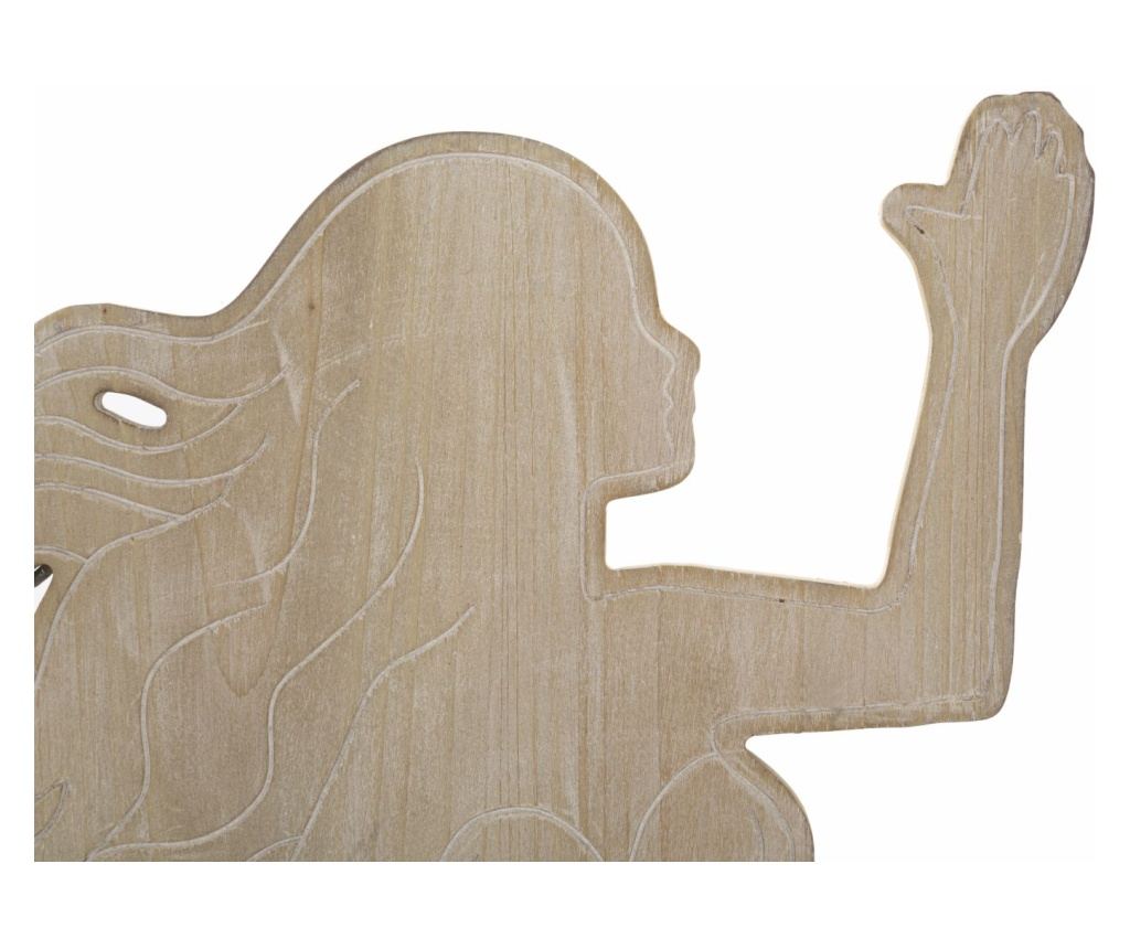 Zidna umjetnost Sirena Plava 31 cm - 2
