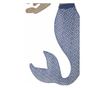 Zidna umjetnost Sirena Plava 31 cm thumbnail 3