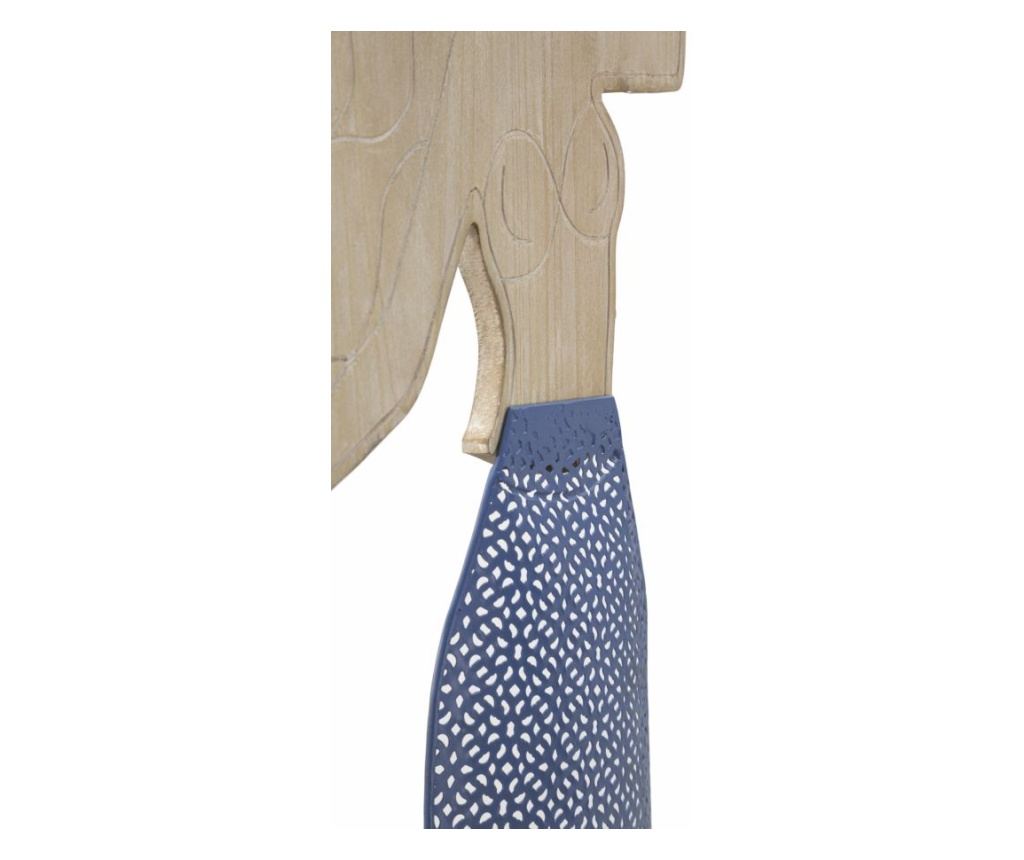 Zidna umjetnost Sirena Plava 31 cm - 4