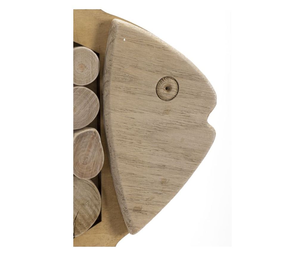 Zidna umjetnost Riba Bež 43 cm - 4