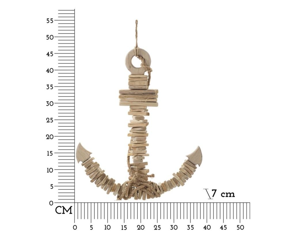 Zidna umjetnost Sidro Bež 39 cm - 6