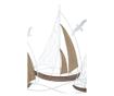Zidna umjetnost Adriatic White 90 cm thumbnail 2