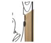 Zidna umjetnost Lice Crno 63 cm thumbnail 4