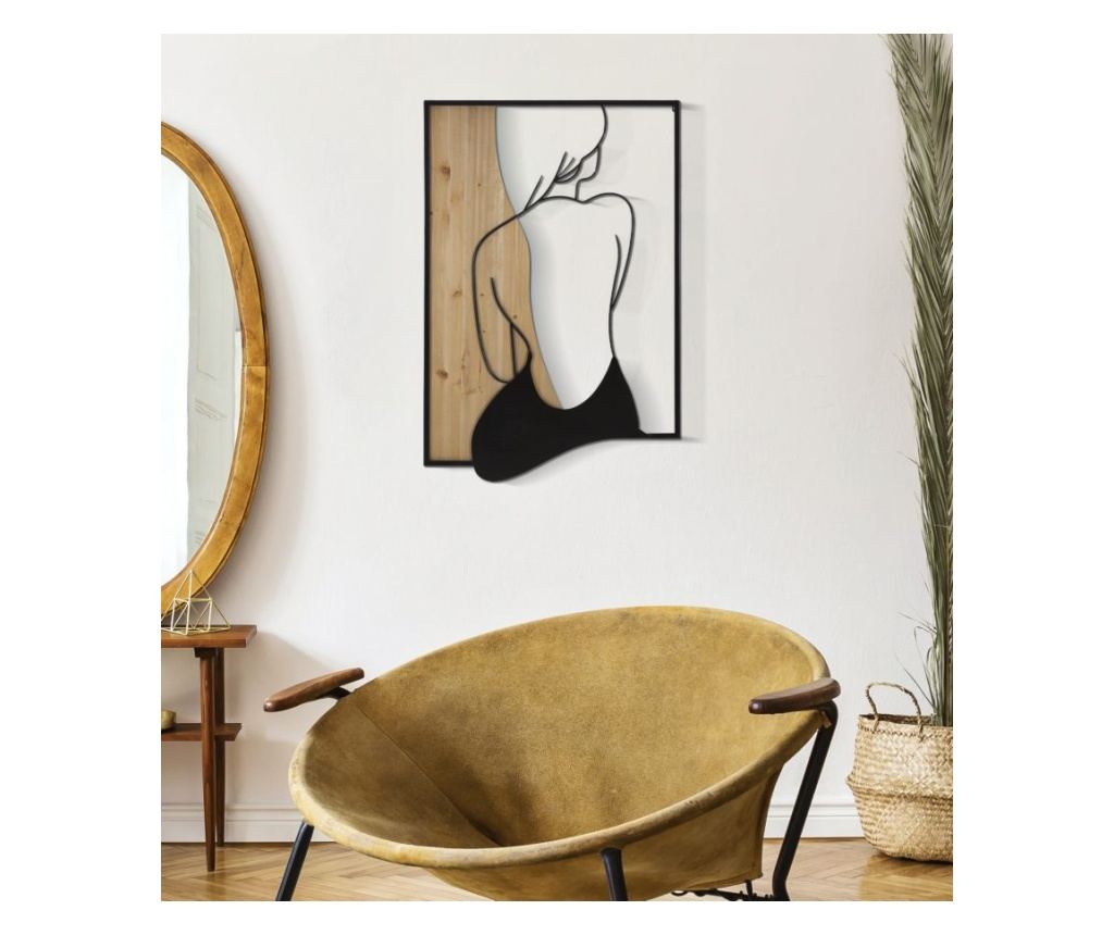 Zidna umjetnost Beauty Black 60 cm - 5
