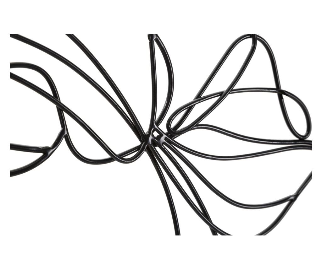 Zidna umjetnost Lice Crno 58 cm - 3
