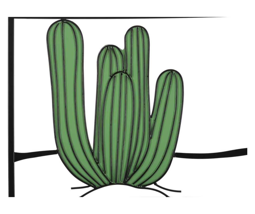 Zidna umjetnost Kaktus Zeleni 60 cm - 2