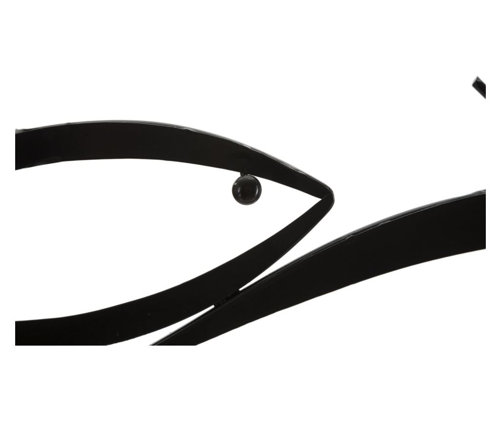 Zidna umjetnost Riba Crna 100 cm - 4