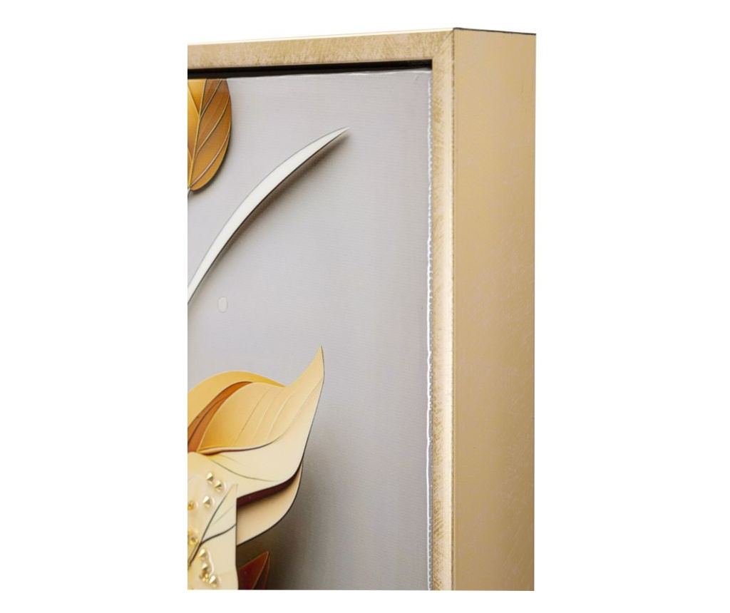 Zidna umjetnost Flora bijela 42 cm - 4