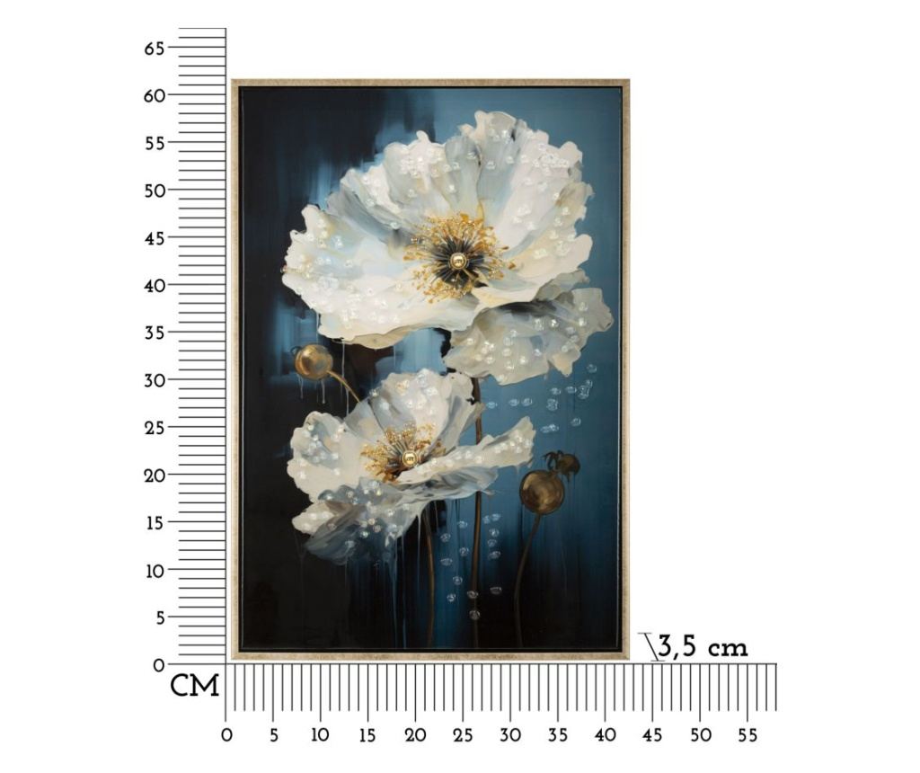 Zidna umjetnost Bluey White 42 cm - 6