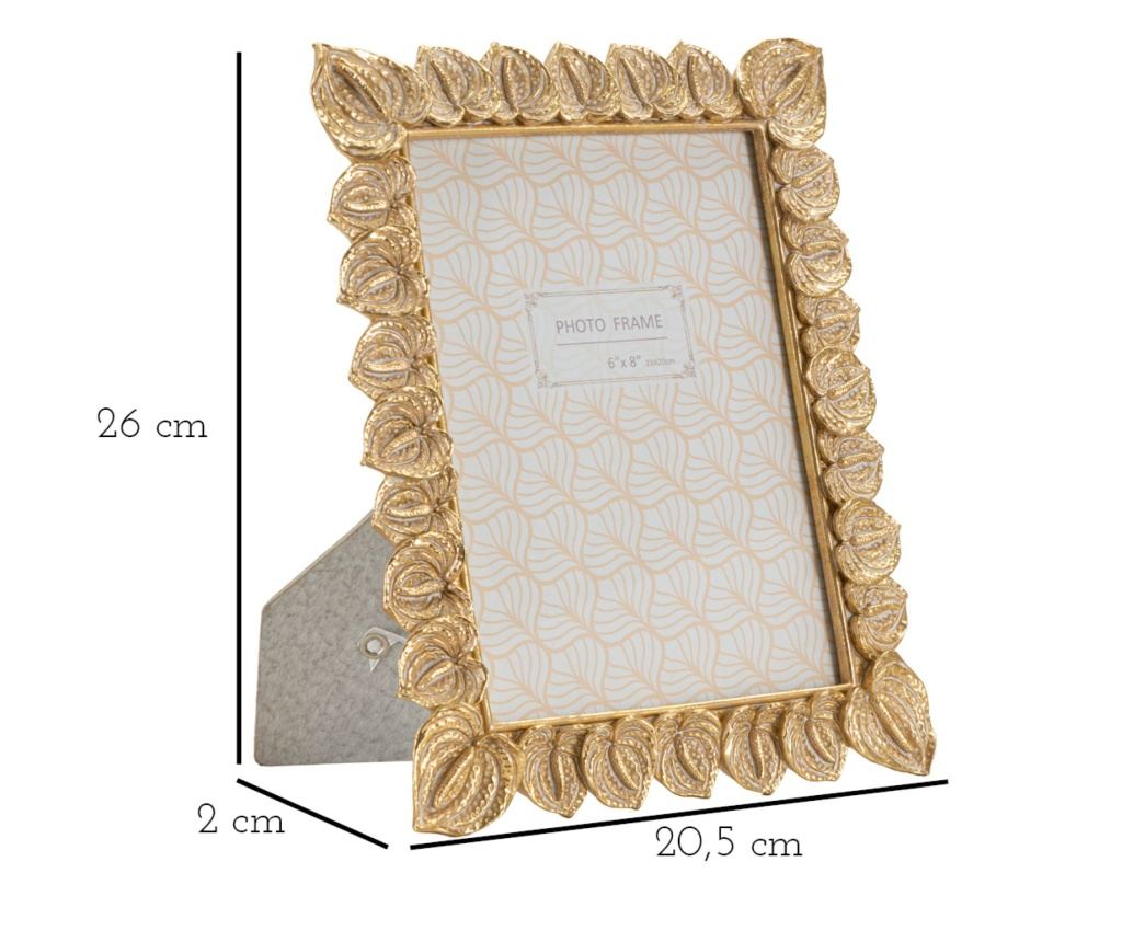 Κορνίζα φωτογραφίας Ανθούριο εκ. 20,5x2x26 (μέγεθος εσωτερικής φωτογραφίας εκ. 15x20) - 6