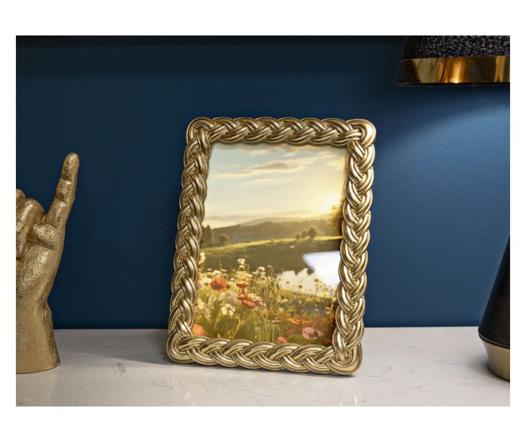 Κορνίζα φωτογραφίας Σχοινί εκ. 19x2x24,5 (μέγεθος φωτογραφίας εκ. 15x20) - 5