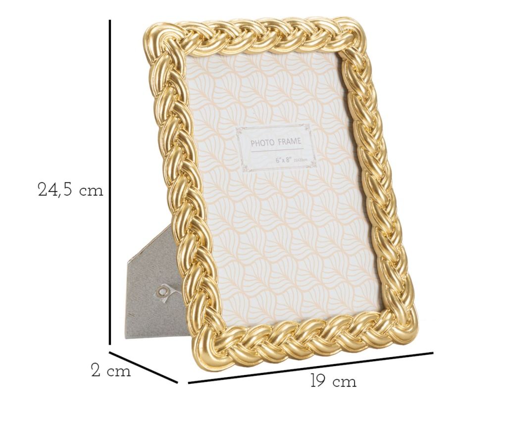 Κορνίζα φωτογραφίας Σχοινί εκ. 19x2x24,5 (μέγεθος φωτογραφίας εκ. 15x20) - 6