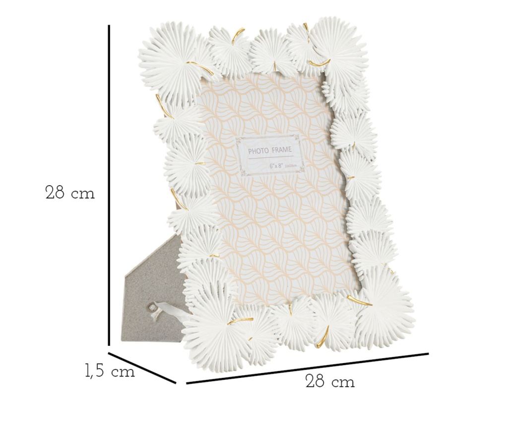 Κορνίζα φωτογραφίας φύλλο φοίνικα εκ. 22,7x1,5x28 (μέγεθος εσωτερικής φωτογραφίας εκ. 15x20) - 6