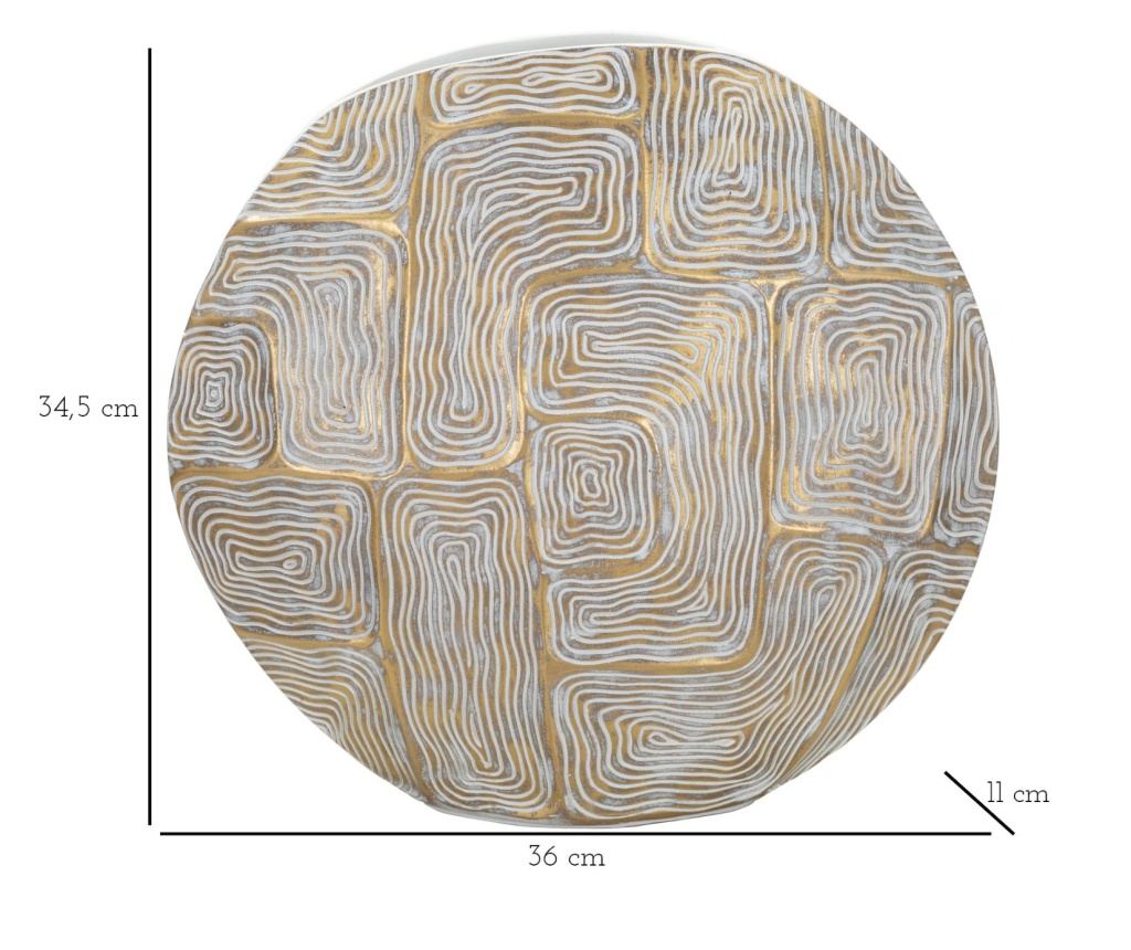 Vaza Eclips Zlatna 36 cm - 7