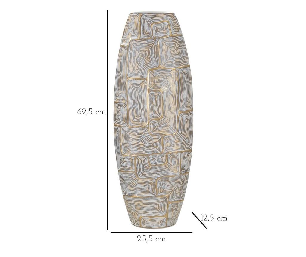 Vază eclipsă turn cm 25,5x12,5x69,5 - 7