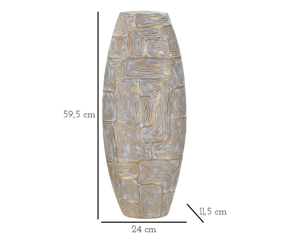 Vaza Eclips Zlatna 24 cm - 7