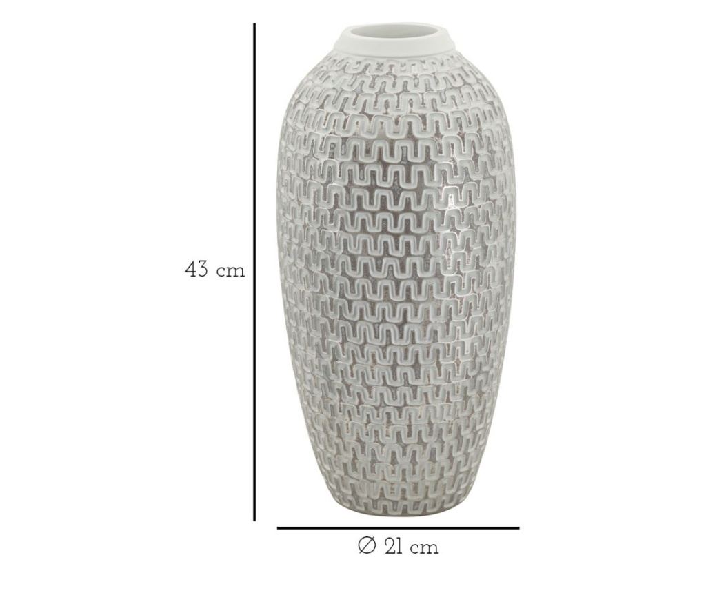 Vaza Wave Zlatna 21 cm - 6