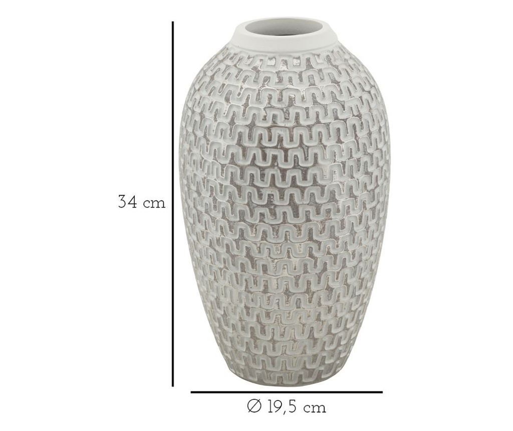 Vaza Wave Zlatna 20 cm - 6