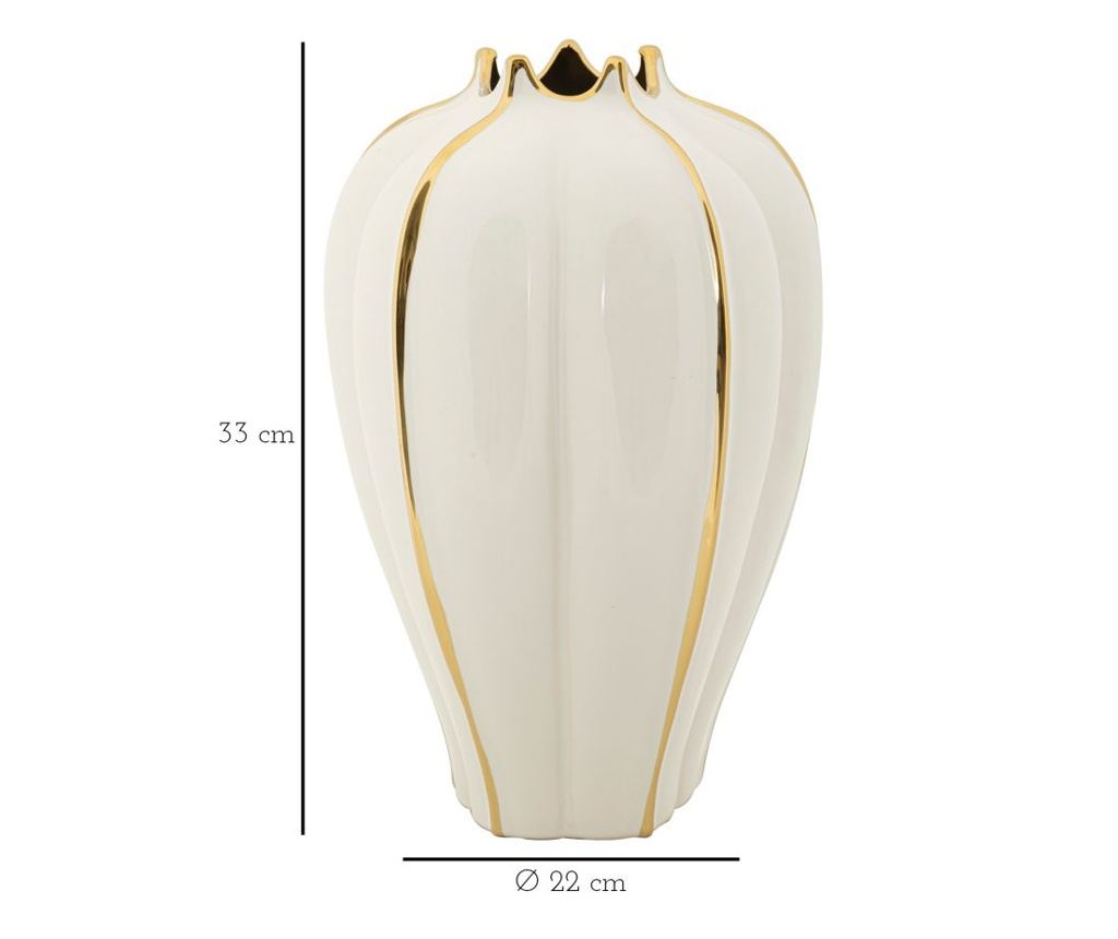 Vaza Potter Bijela 21 cm - 6