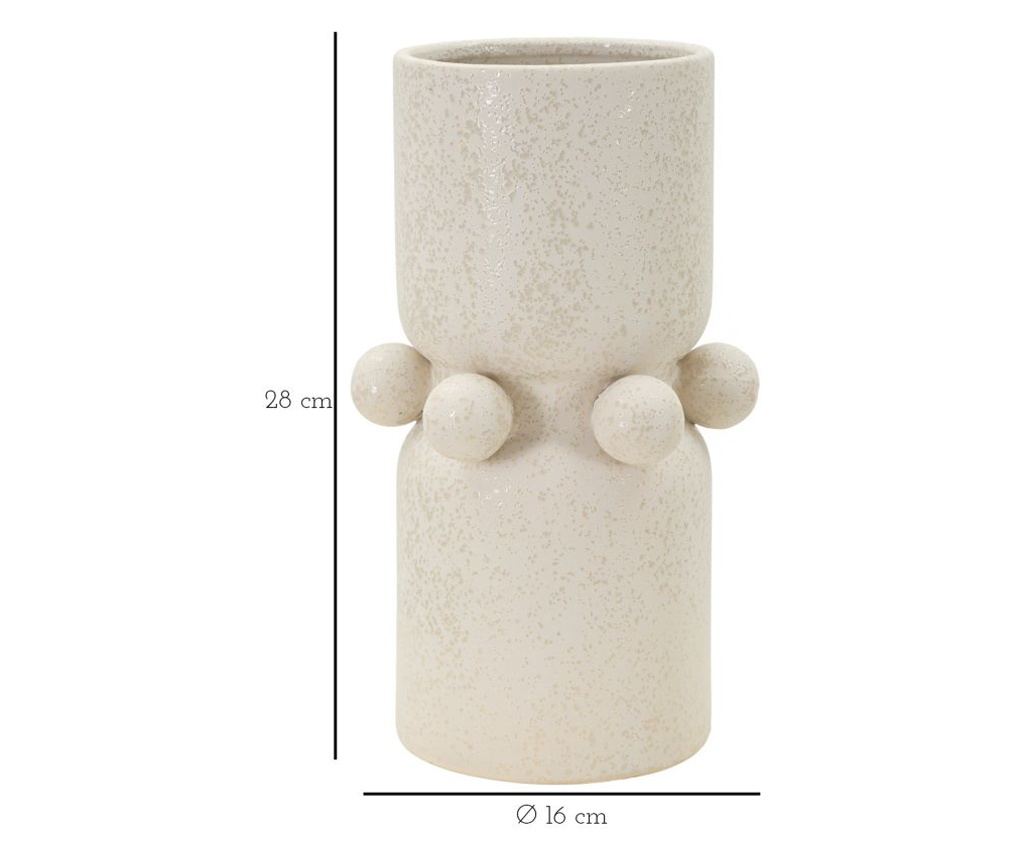 Vaza Bubbles Bež 16 cm - 9
