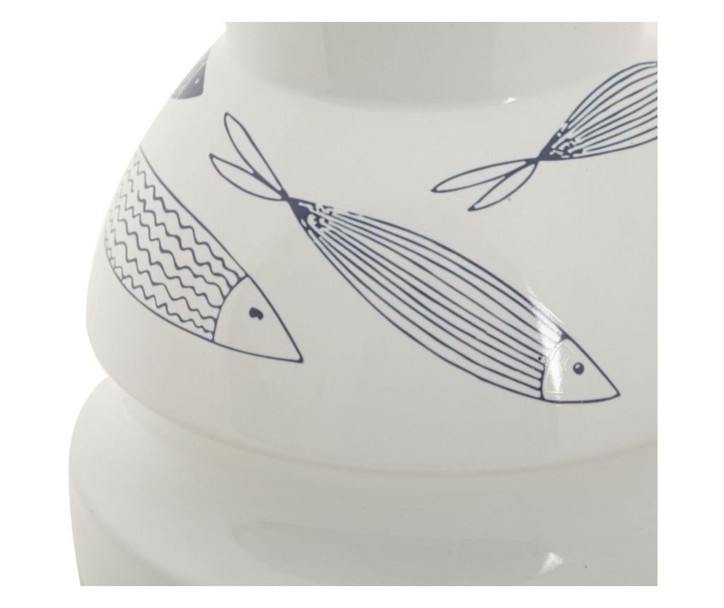 Vaza Riba Bijela 15 cm - 3